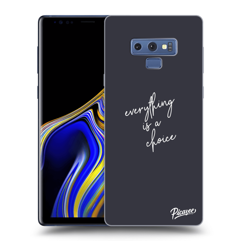 Picasee husă neagră din silicon pentru Samsung Galaxy Note 9 N960F - Everything is a choice