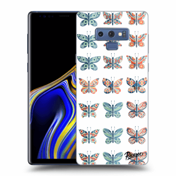 Picasee husă neagră din silicon pentru Samsung Galaxy Note 9 N960F - Butterflies