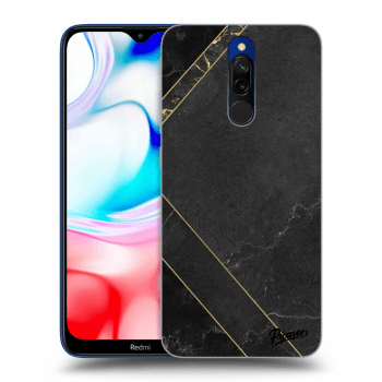 Husă pentru Xiaomi Redmi 8 - Black tile