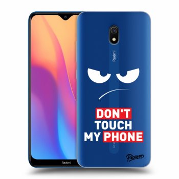 Husă pentru Xiaomi Redmi 8A - Angry Eyes - Transparent