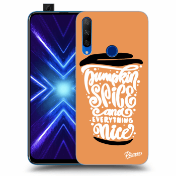Husă pentru Honor 9X - Pumpkin coffee