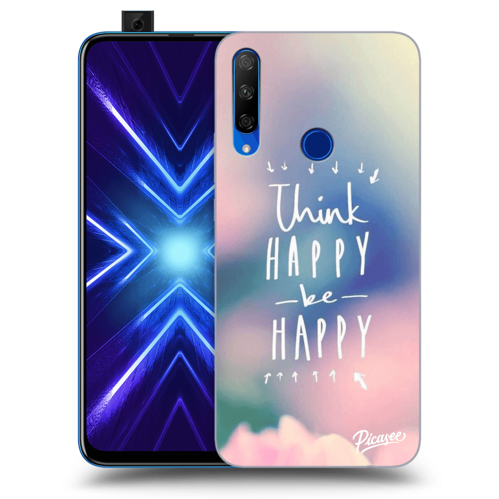 Picasee husă transparentă din silicon pentru Honor 9X - Think happy be happy