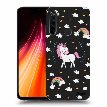 Picasee husă neagră din silicon pentru Xiaomi Redmi Note 8T - Unicorn star heaven