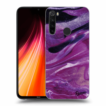 Husă pentru Xiaomi Redmi Note 8T - Purple glitter