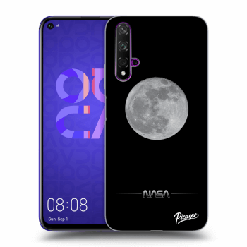 Picasee husă neagră din silicon pentru Huawei Nova 5T - Moon Minimal