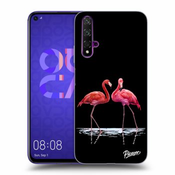 Husă pentru Huawei Nova 5T - Flamingos couple