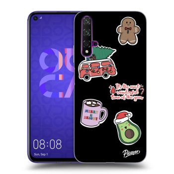 Husă pentru Huawei Nova 5T - Christmas Stickers