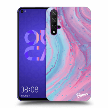 Husă pentru Huawei Nova 5T - Pink liquid