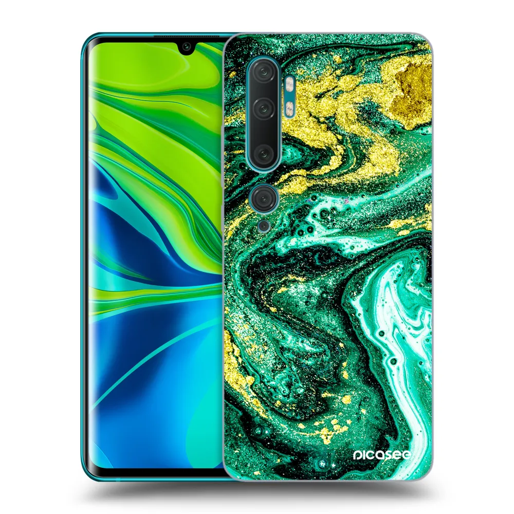 Picasee ULTIMATE CASE pentru Xiaomi Mi Note 10 (Pro) - Green Gold