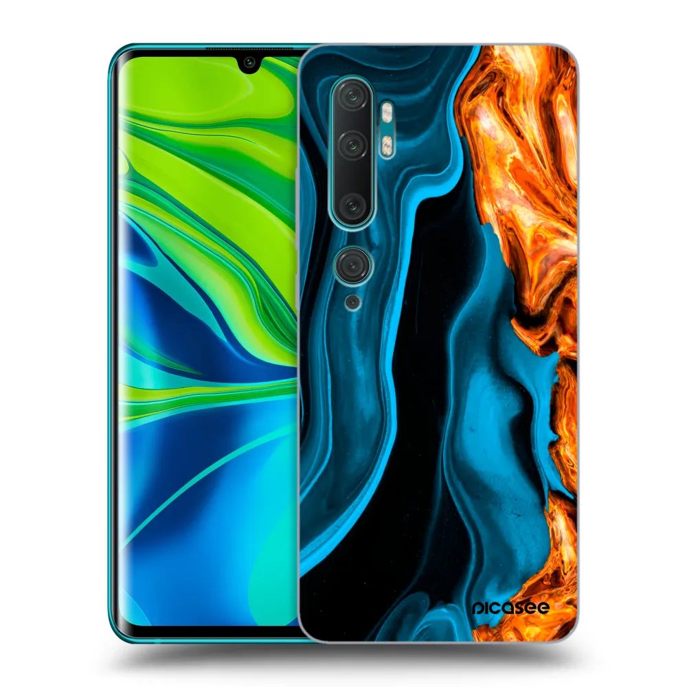 Picasee ULTIMATE CASE pentru Xiaomi Mi Note 10 (Pro) - Gold blue