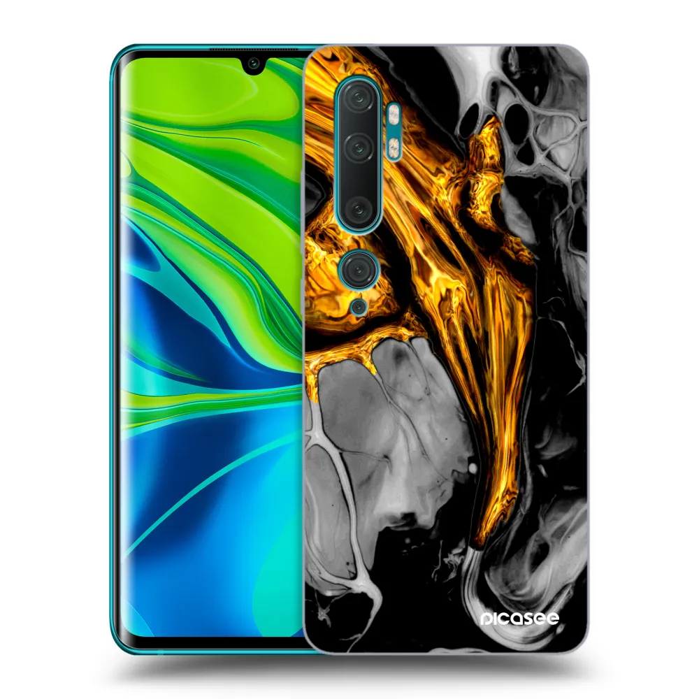 Picasee ULTIMATE CASE pentru Xiaomi Mi Note 10 (Pro) - Black Gold