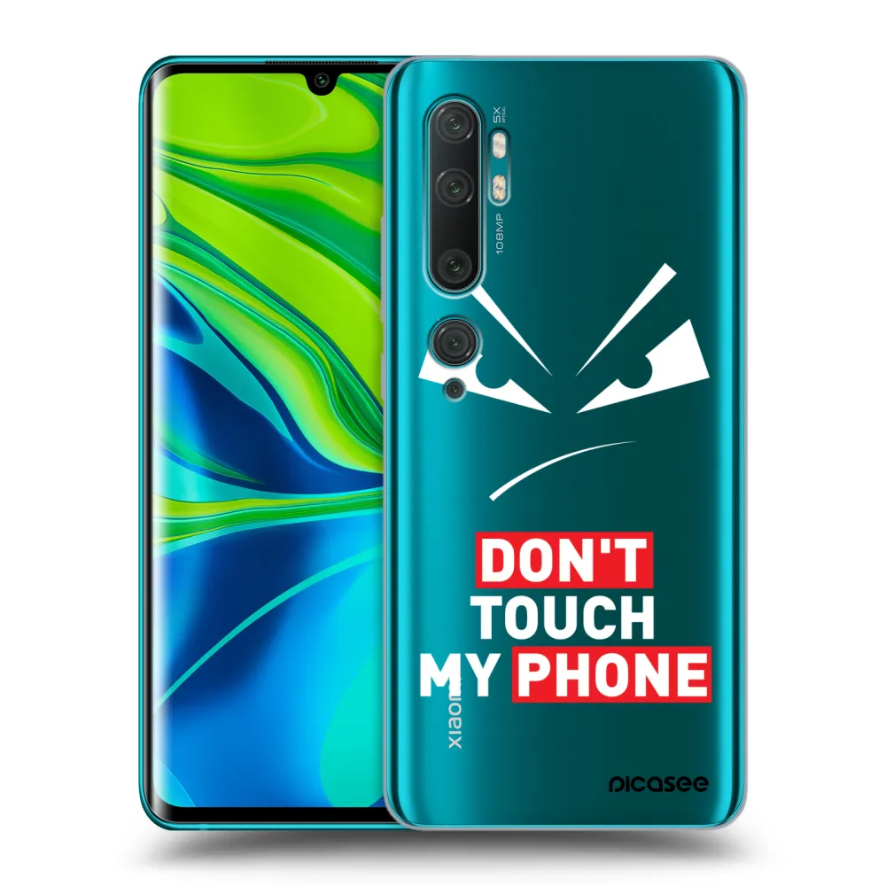 Picasee husă transparentă din silicon pentru Xiaomi Mi Note 10 (Pro) - Evil Eye - Transparent
