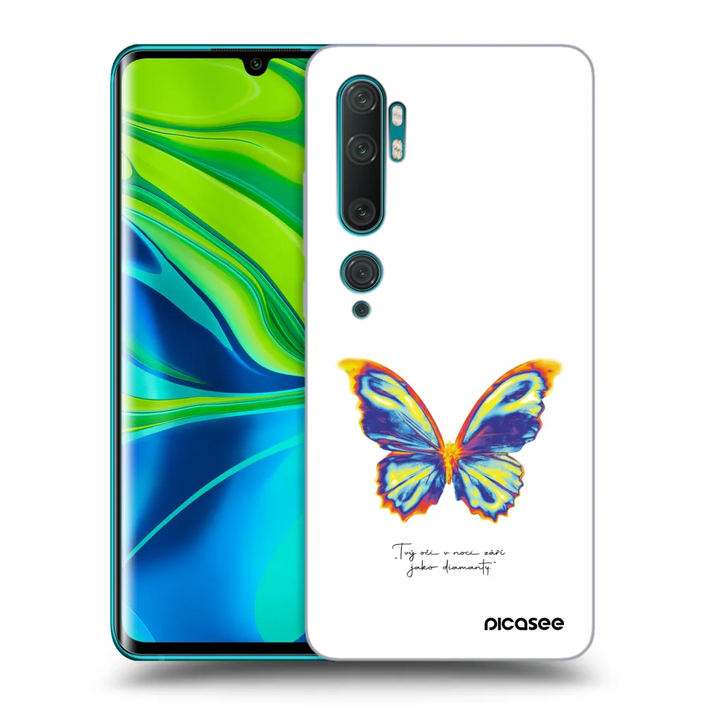 Picasee ULTIMATE CASE pentru Xiaomi Mi Note 10 (Pro) - Diamanty White