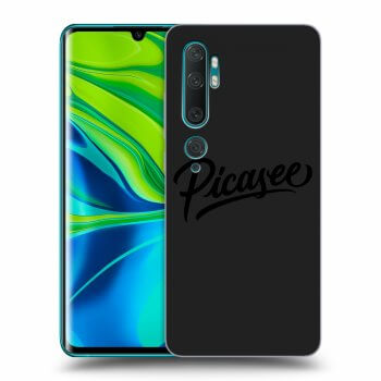 Picasee husă neagră din silicon pentru Xiaomi Mi Note 10 (Pro) - Picasee - old logo - black