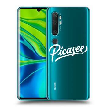 Picasee husă transparentă din silicon pentru Xiaomi Mi Note 10 (Pro) - Picasee - old logo - white