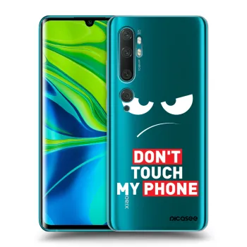 Picasee husă transparentă din silicon pentru Xiaomi Mi Note 10 (Pro) - Angry Eyes - Transparent