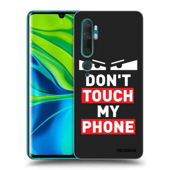 Picasee husă neagră din silicon pentru Xiaomi Mi Note 10 (Pro) - Shadow Eye - Transparent