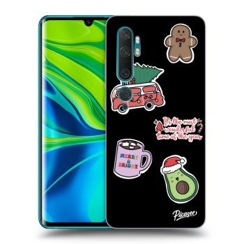 Husă pentru Xiaomi Mi Note 10 (Pro) - Christmas Stickers
