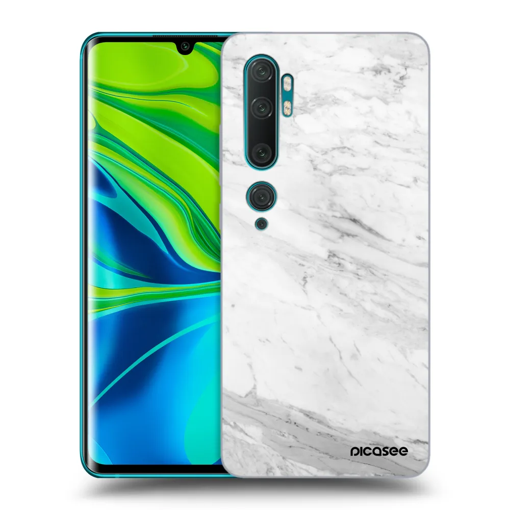 Picasee ULTIMATE CASE pentru Xiaomi Mi Note 10 (Pro) - White marble