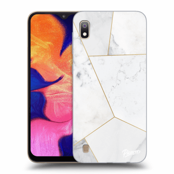 Husă pentru Samsung Galaxy A10 A105F - White tile