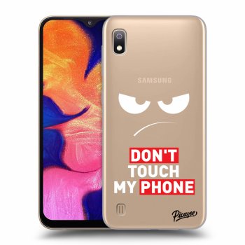 Husă pentru Samsung Galaxy A10 A105F - Angry Eyes - Transparent