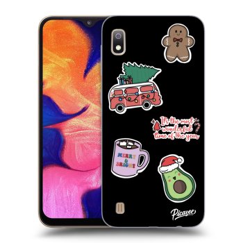 Husă pentru Samsung Galaxy A10 A105F - Christmas Stickers