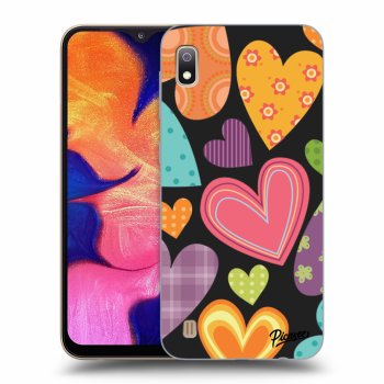 Husă pentru Samsung Galaxy A10 A105F - Colored heart