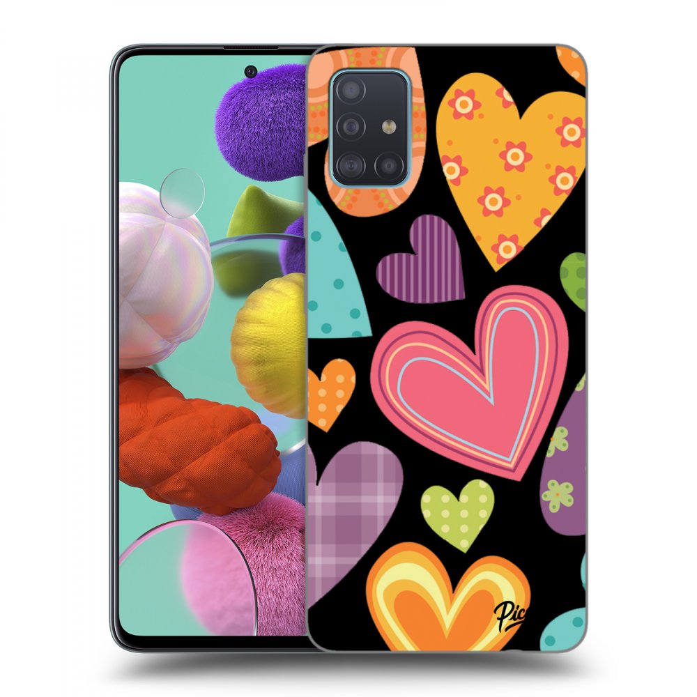 Picasee ULTIMATE CASE pentru Samsung Galaxy A51 A515F - Colored heart