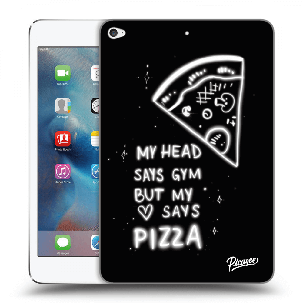 Picasee husă transparentă din silicon pentru Apple iPad mini 4 - Pizza