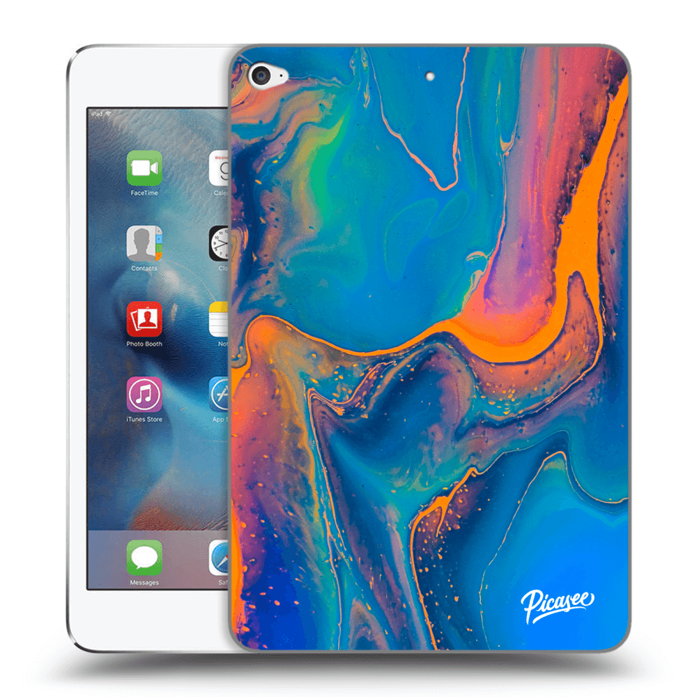 Picasee husă transparentă din silicon pentru Apple iPad mini 4 - Rainbow
