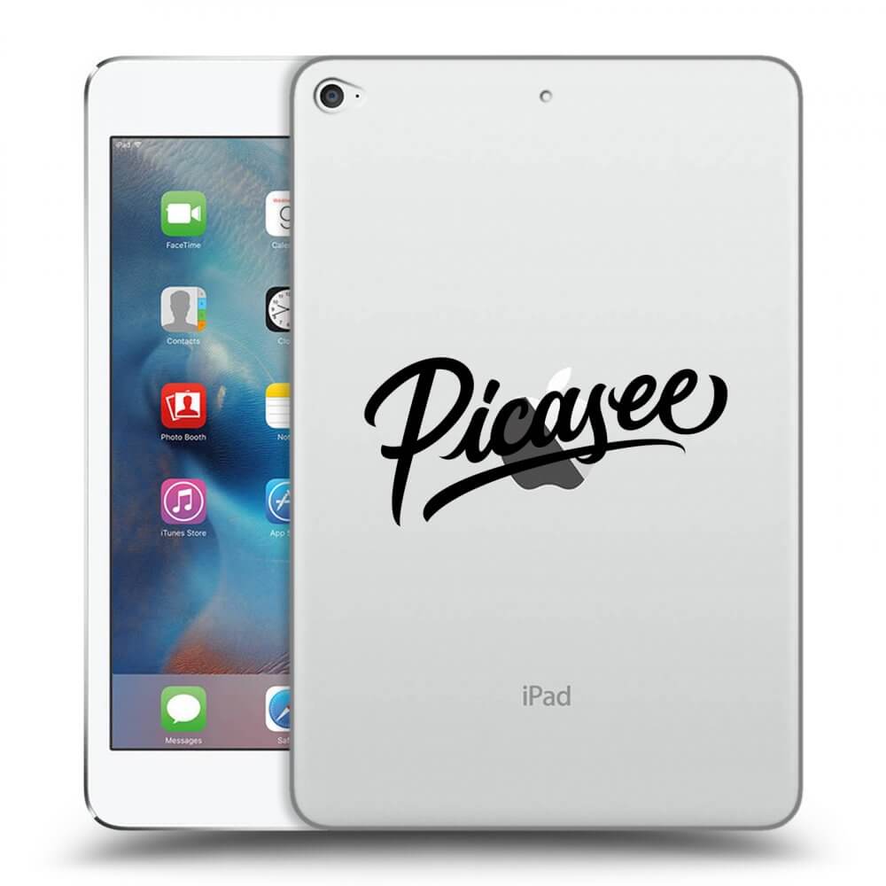 Picasee husă transparentă din silicon pentru Apple iPad mini 4 - Picasee - black