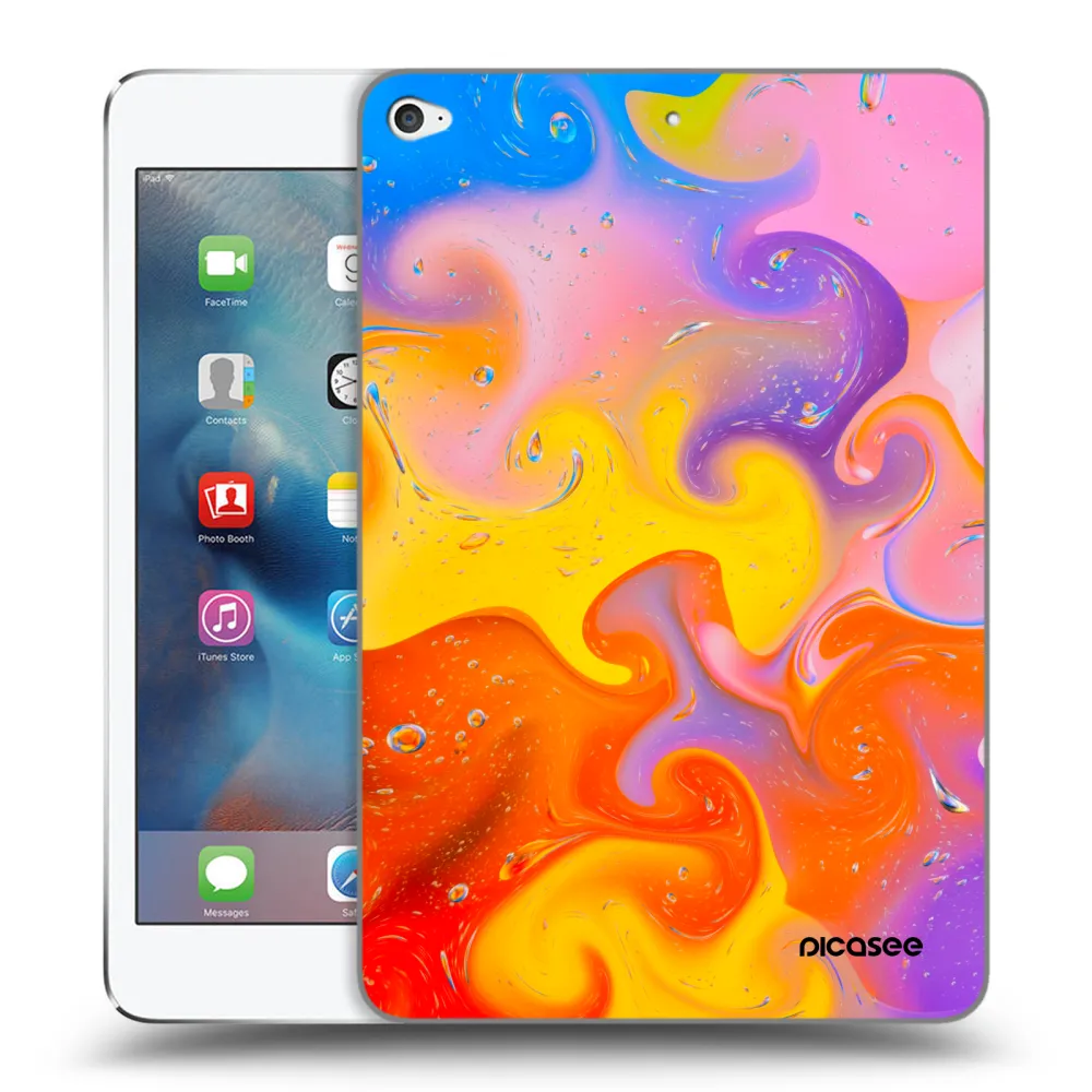 Picasee husă transparentă din silicon pentru Apple iPad mini 4 - Bubbles