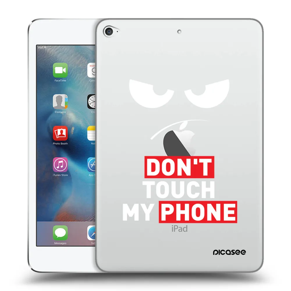 Picasee husă transparentă din silicon pentru Apple iPad mini 4 - Angry Eyes - Transparent