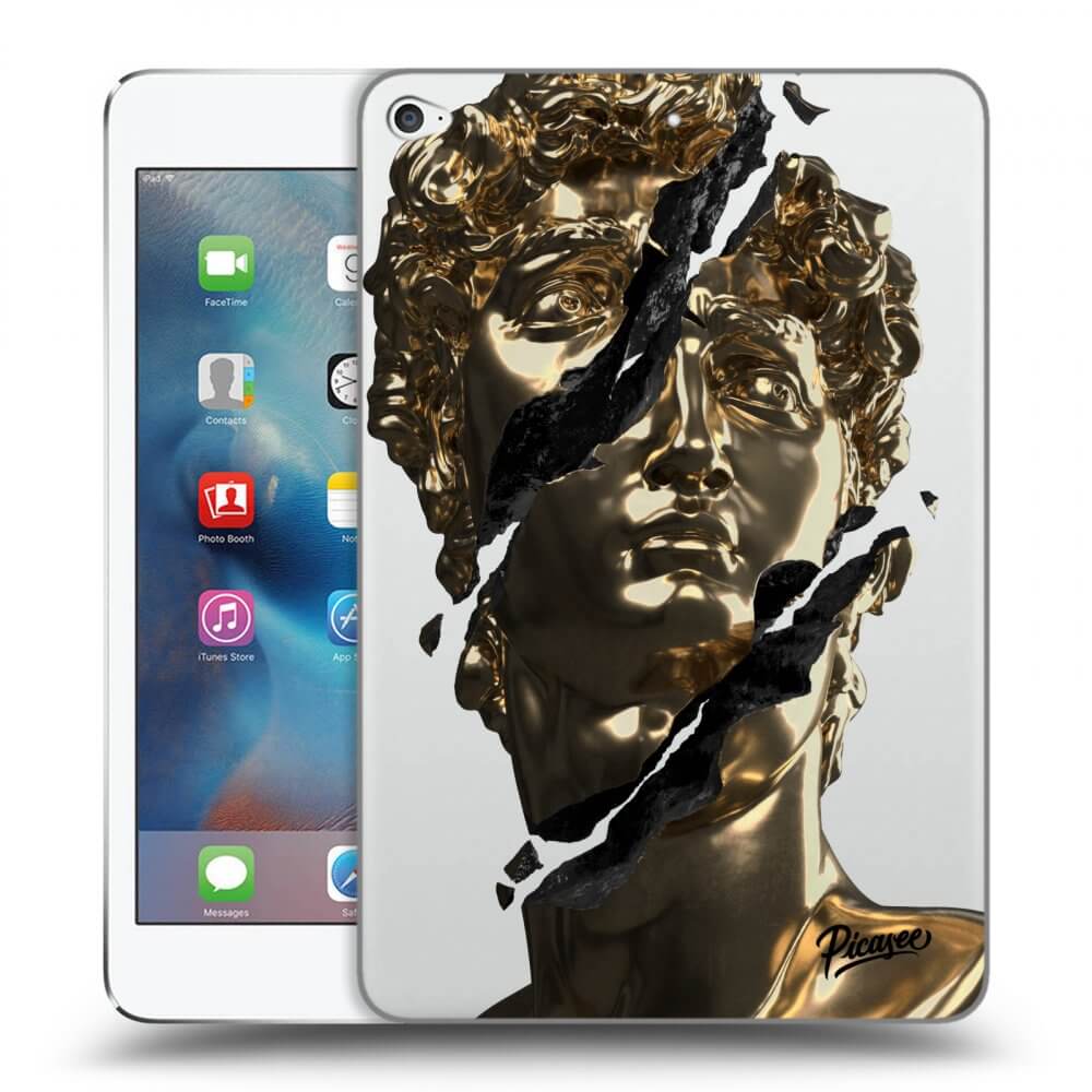 Picasee husă transparentă din silicon pentru Apple iPad mini 4 - Golder