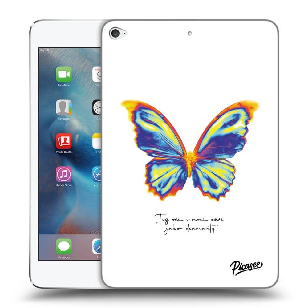 Picasee husă transparentă din silicon pentru Apple iPad mini 4 - Diamanty White