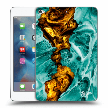 Picasee husă transparentă din silicon pentru Apple iPad mini 4 - Goldsky
