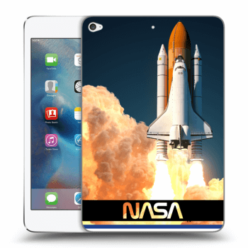 Picasee husă neagră din silicon pentru Apple iPad mini 4 - Space Shuttle