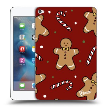 Picasee husă transparentă din silicon pentru Apple iPad mini 4 - Gingerbread 2