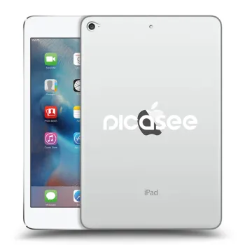 Husă pentru Apple iPad mini 4 - Picasee - new logo - white