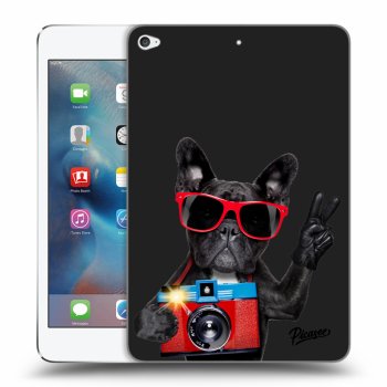 Picasee husă neagră din silicon pentru Apple iPad mini 4 - French Bulldog
