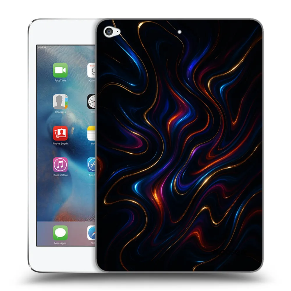 Picasee husă transparentă din silicon pentru Apple iPad mini 4 - Noir