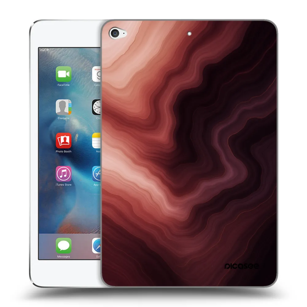 Picasee husă transparentă din silicon pentru Apple iPad mini 4 - Rouge