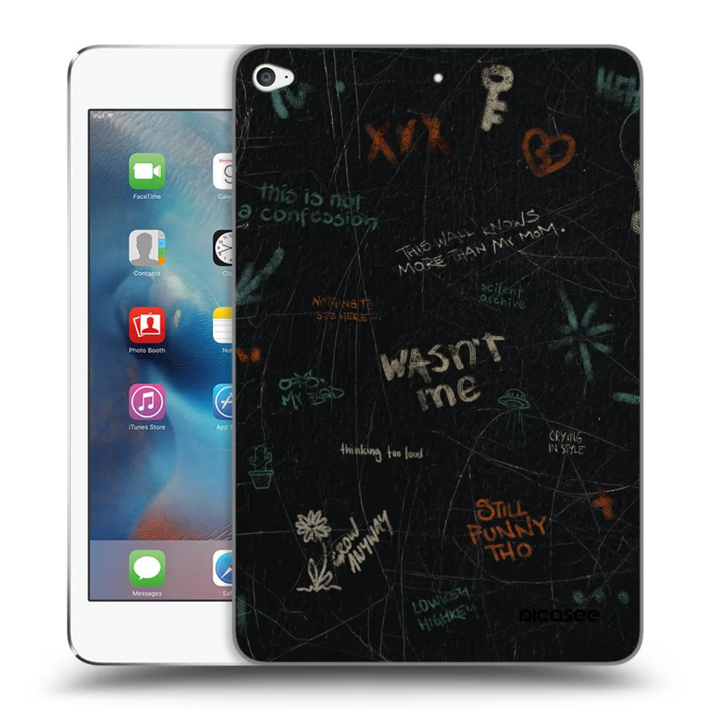Picasee husă transparentă din silicon pentru Apple iPad mini 4 - CONFESSION