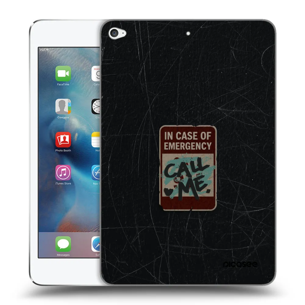 Picasee husă transparentă din silicon pentru Apple iPad mini 4 - EMERGENCY