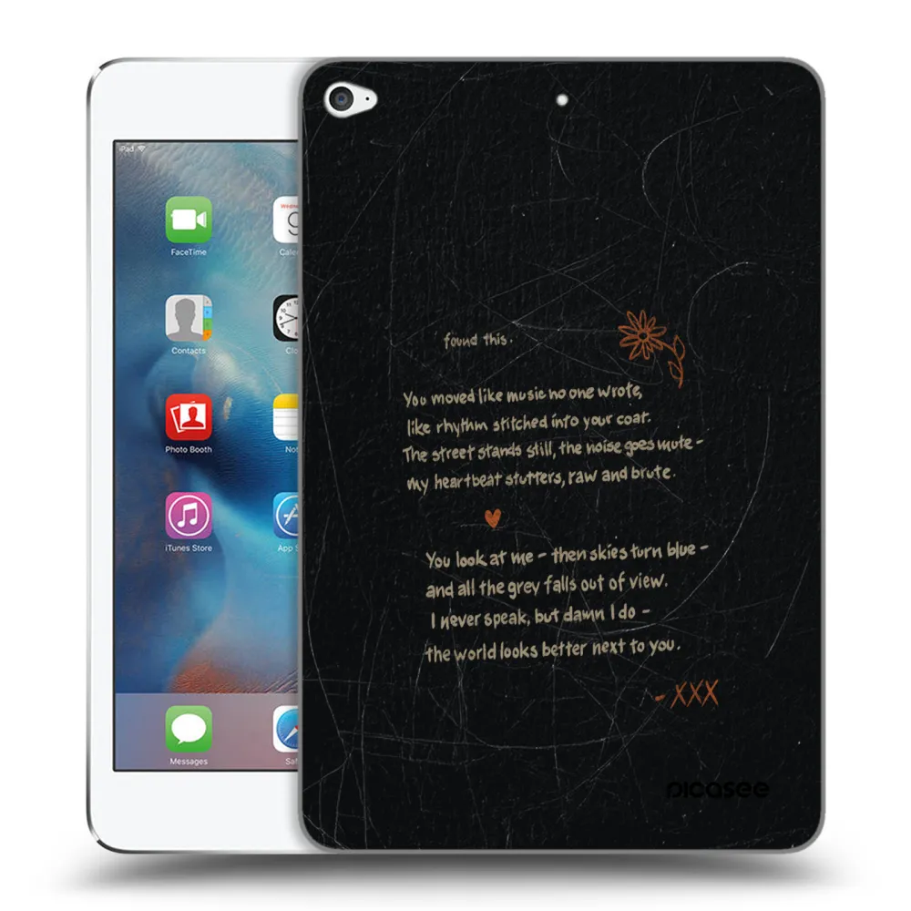 Picasee husă transparentă din silicon pentru Apple iPad mini 4 - POET
