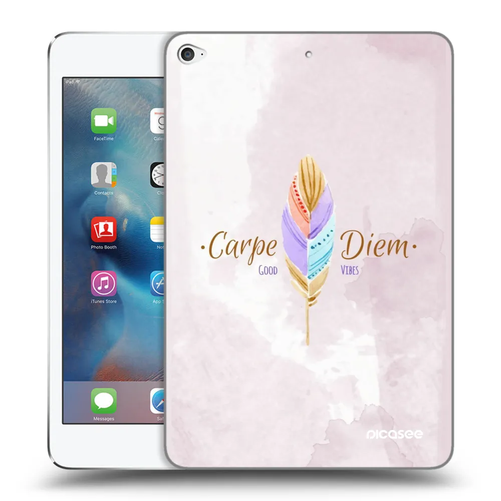 Picasee husă transparentă din silicon pentru Apple iPad mini 4 - Carpe Diem