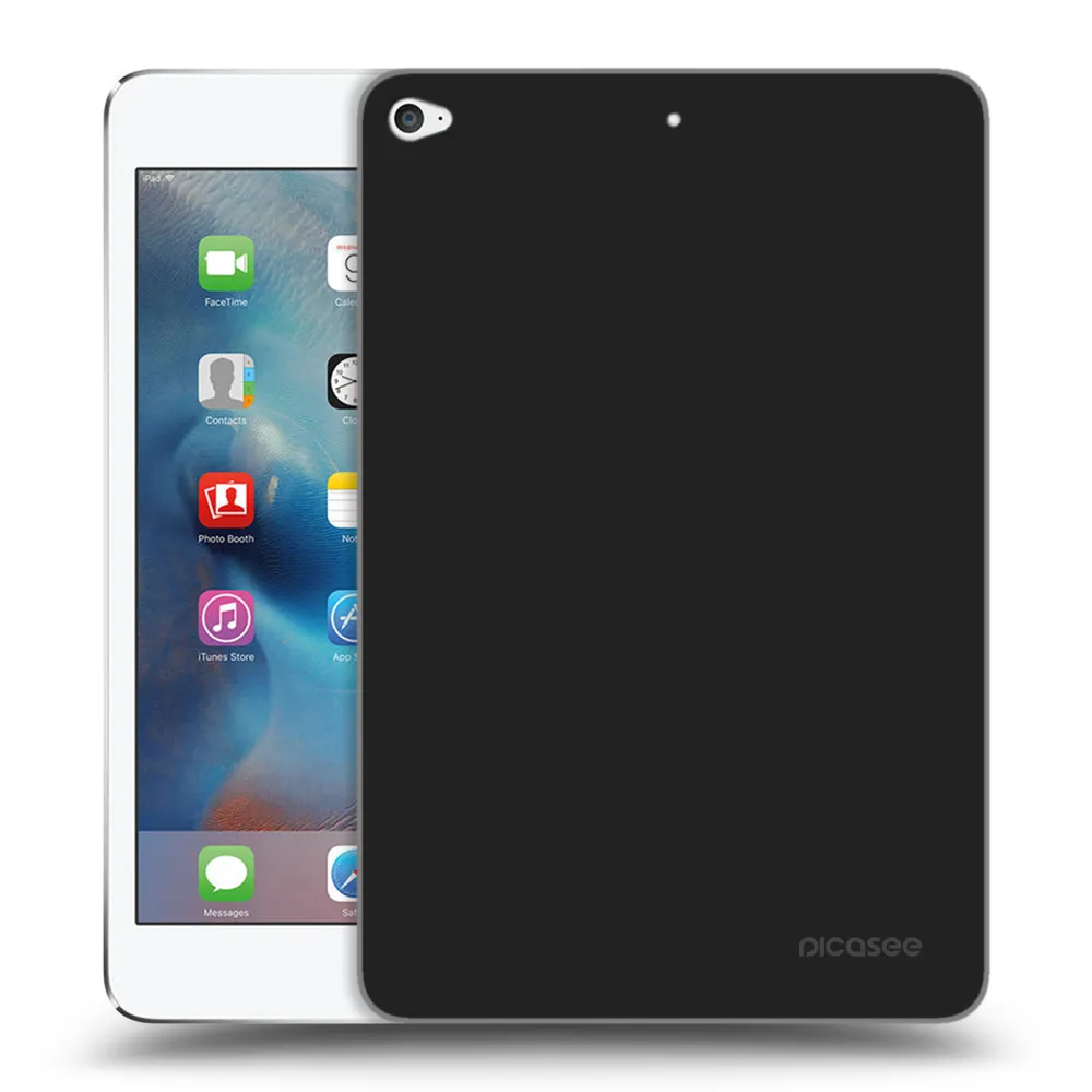 Picasee husă neagră din silicon pentru Apple iPad mini 4 - Clear