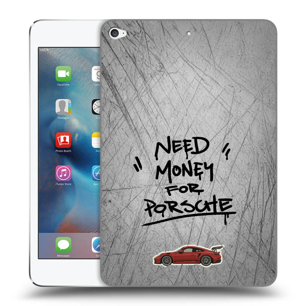 Picasee husă transparentă din silicon pentru Apple iPad mini 4 - Grey Drift
