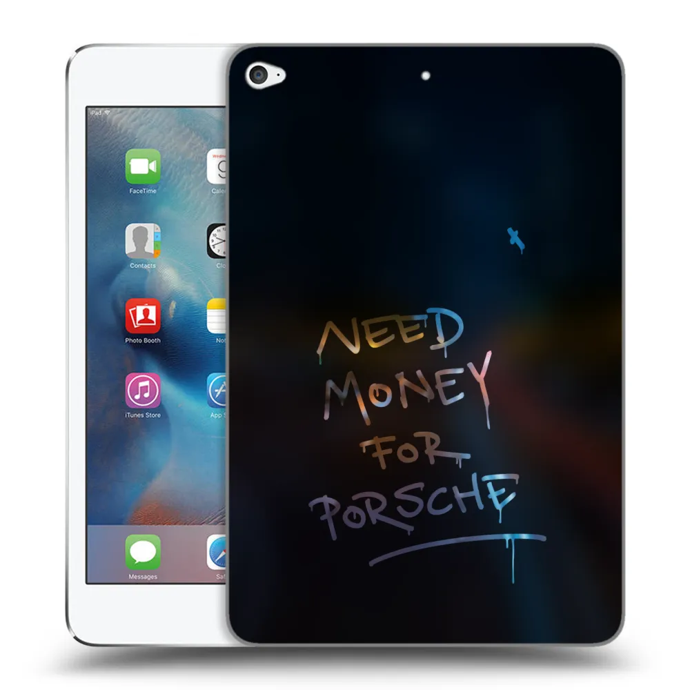Picasee husă transparentă din silicon pentru Apple iPad mini 4 - Neon Nights