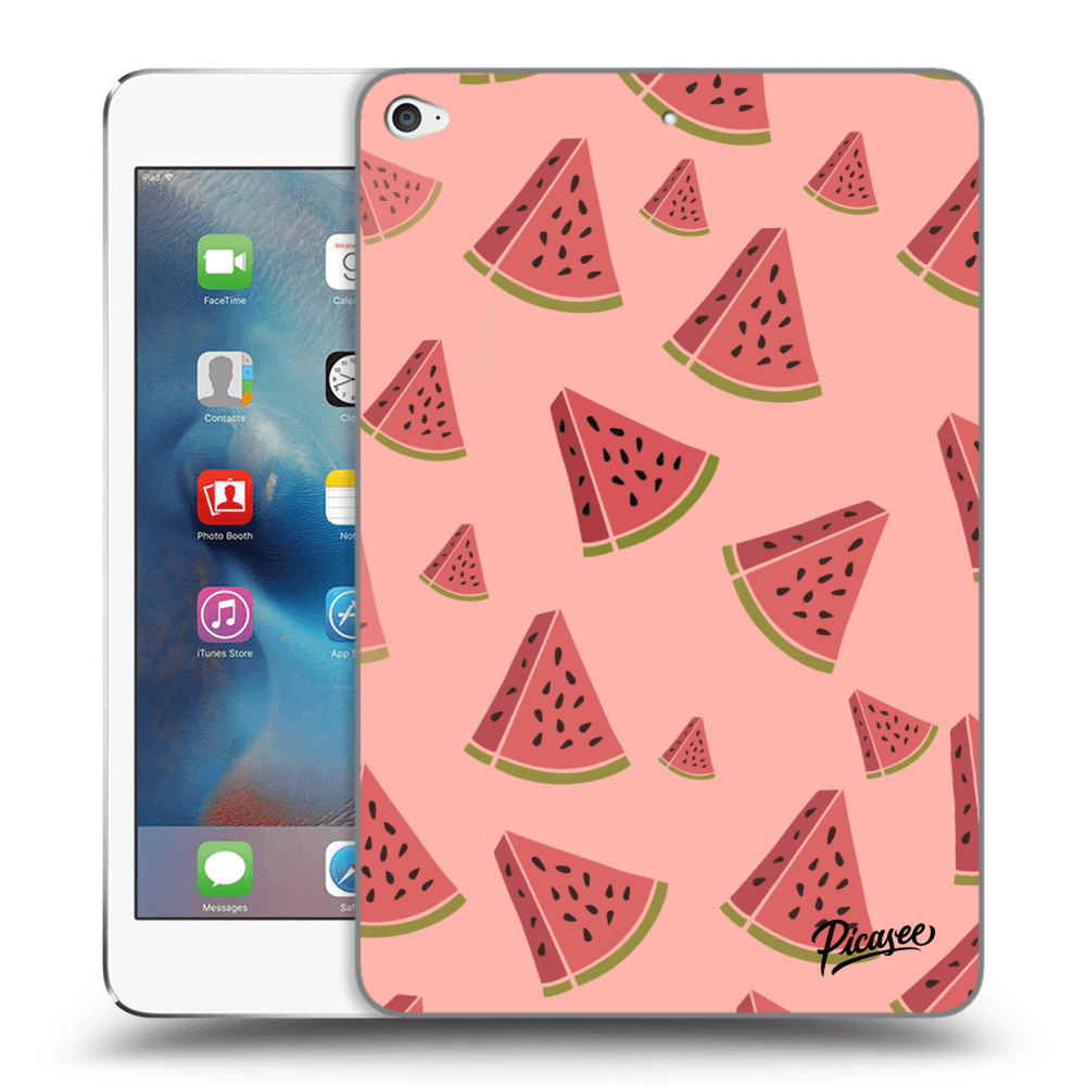 Picasee husă transparentă din silicon pentru Apple iPad mini 4 - Watermelon